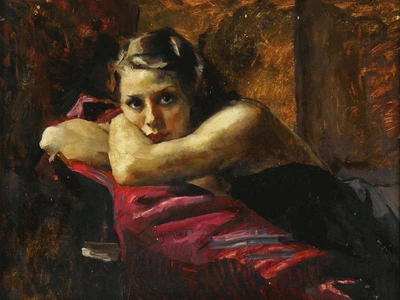 1881-Giuseppe Amisani - Ritratto di Riri